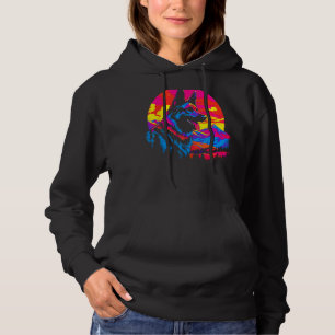 Art German Shepherd Dog Hike Hoodie