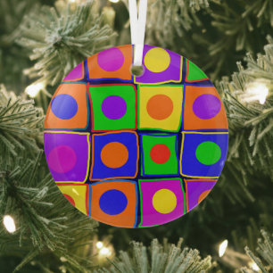 Art Glass Tree Decoration