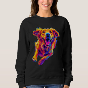 Art Golden Retriever Dog Sweatshirt