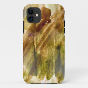 art green, brown hand paint background seamless Case-Mate iPhone case
