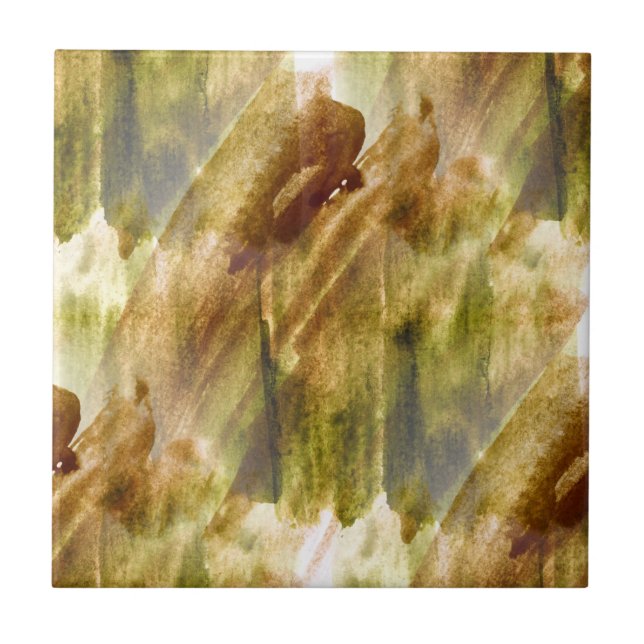 art green, brown hand paint background seamless tile (Front)