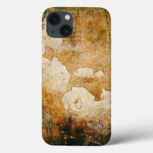 art grunge floral vintage background texture iPhone 13 case