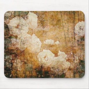 art grunge floral vintage background texture mouse pad