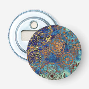 Art grunge pattern bottle opener
