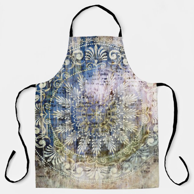 art grunge vintage textured background with tradit apron (Front)