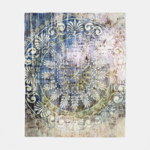 art grunge vintage textured background with tradit fleece blanket