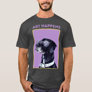 Art Happens Art Dog T-Shirt