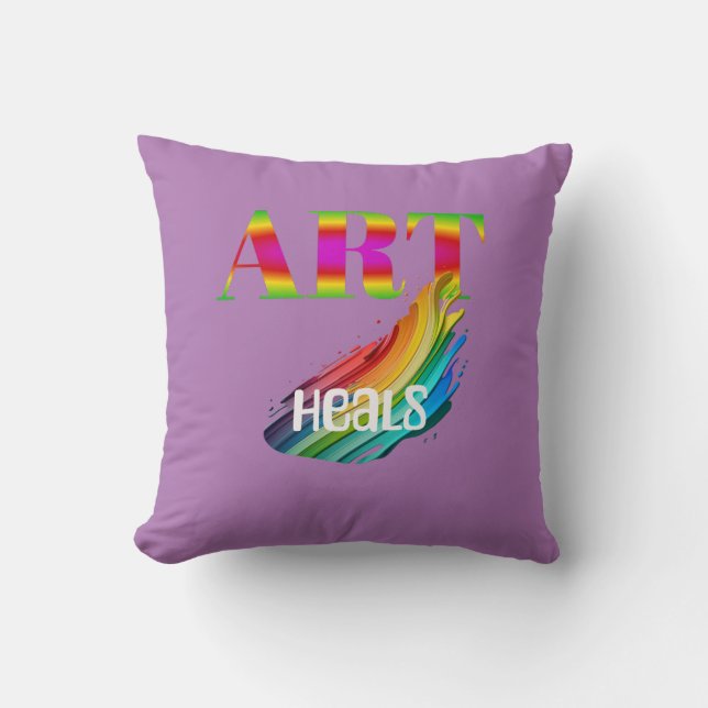 "Art Heals" Cushion (Front)
