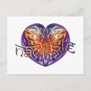 ART Heart NAMASTE Postcard