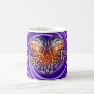 ART Heart NAMASTE violet swirl Coffee Mug