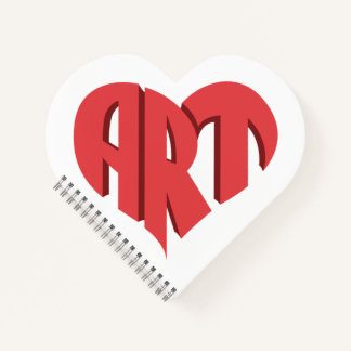 Art Heart Notebook