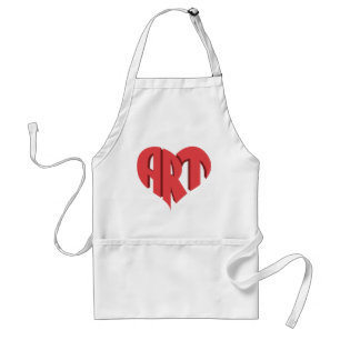 Art Heart Standard Apron