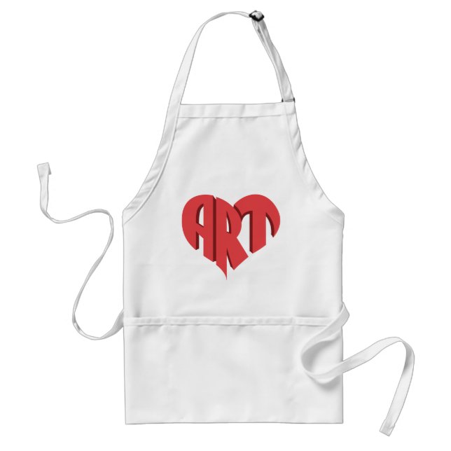 Art Heart Standard Apron (Front)