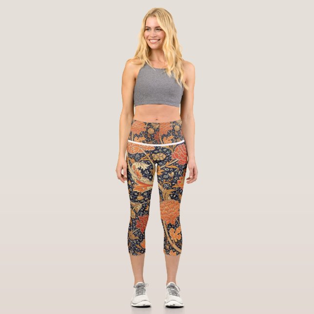 Art High Waisted Capris (Front)