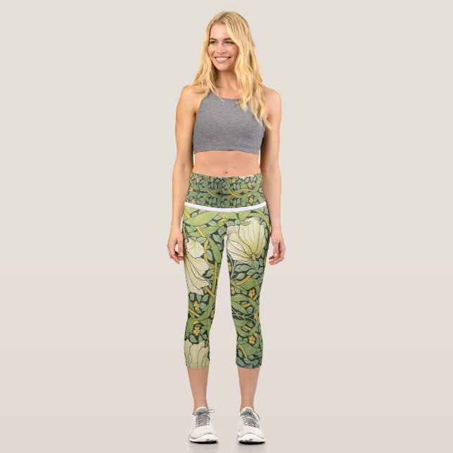 Art High Waisted Capris (Front)