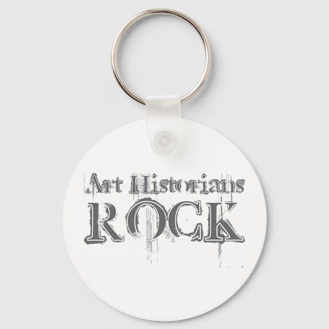 Art Historians Rock Key Ring (Front)