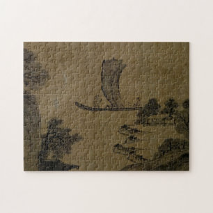 Art History (Asia): Sail Boat on the River Jigsaw Puzzle