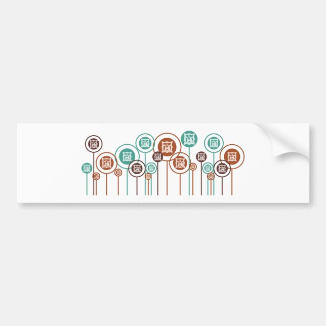 Art History Daisies Bumper Sticker (Front)