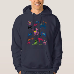 Art Hoodie: Crazy Cornish Dogs Hoodie