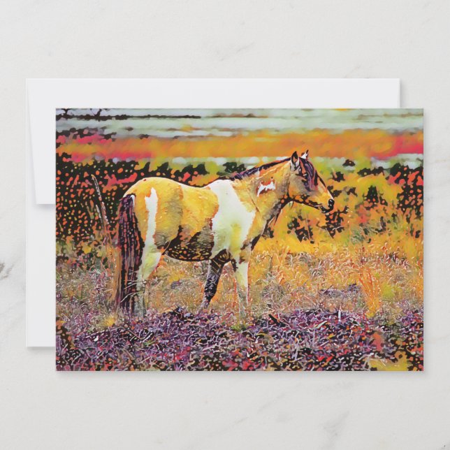 Art Horse Holiday Card (Front)