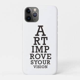 Art Improves Your Vision Eye Chart Case-Mate iPhone Case