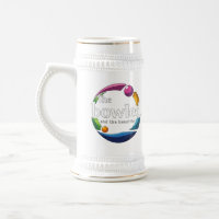 "Art in Motion: Circular Lawn Bowls Bowled Logo,