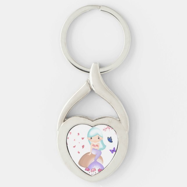 Art-Inspired Metal Keychain (Front)