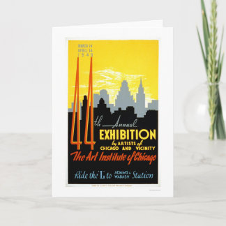 Art Institute Chicago 1940 WPA Card