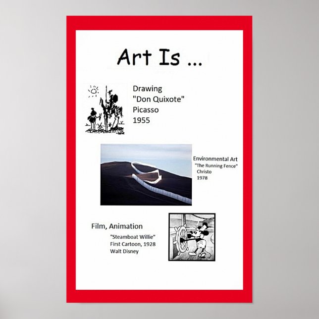 Art is Drawing,Environmental Art, Animation (3/4) Poster (Front)