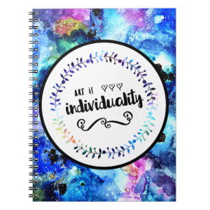 Art is Individuality Notebook