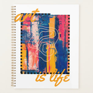Art is life stylish Beautiful Planner