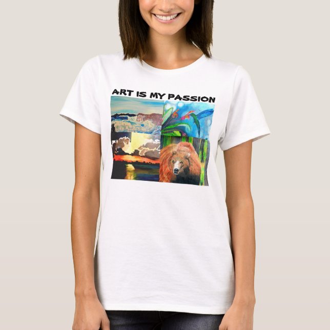 ART IS MY PASSION tee (Front)