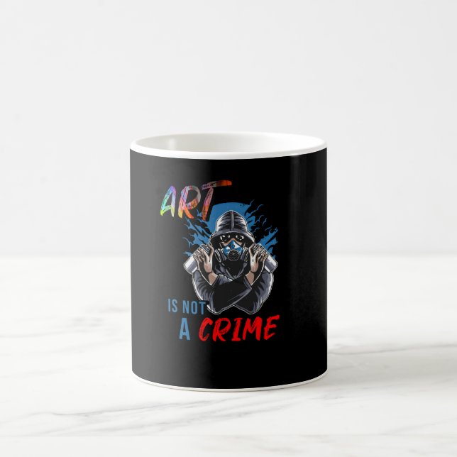 Art is not a Crime Coffee Mug (Center)