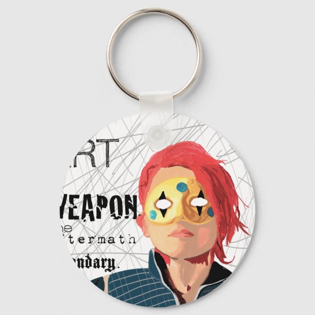 Art is the Weapon Key Ring (Front)