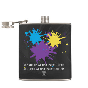 Art Isnt Cheap Hip Flask
