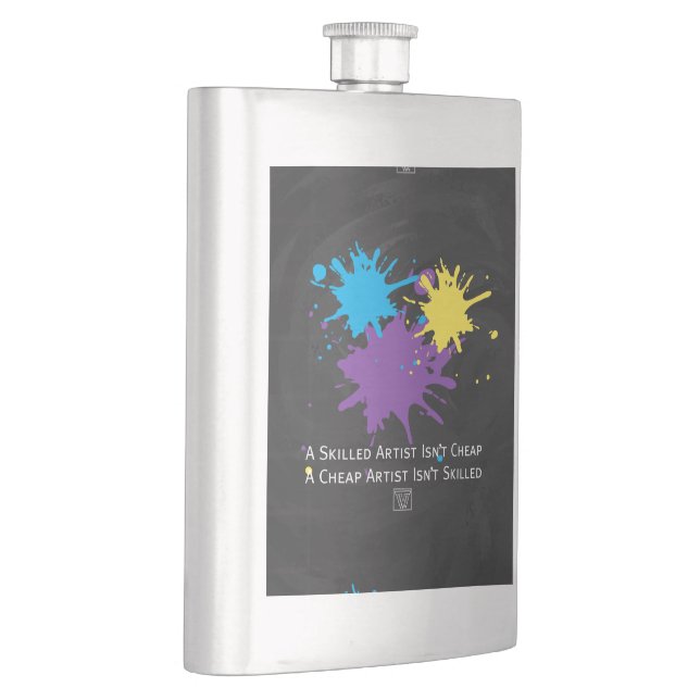Art Isnt Cheap Hip Flask (Right)