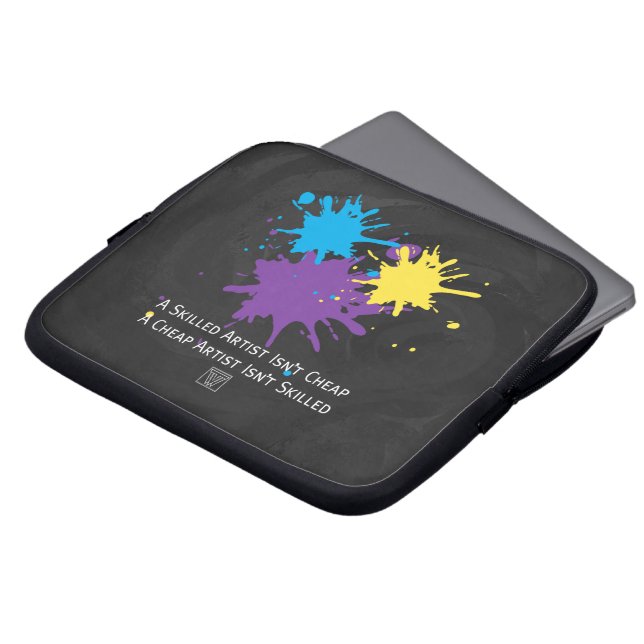 Art Isnt Cheap Laptop Sleeve (Front Top)