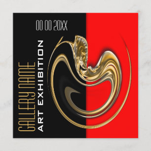 Art jewellery show exhibition gallery CUSTOMIZE Invitation