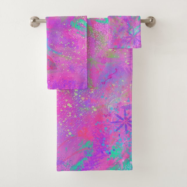 Art Journal Love Bath Towel Set (Insitu)
