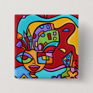 art_lastofredhot_brainpick1 15 cm square badge
