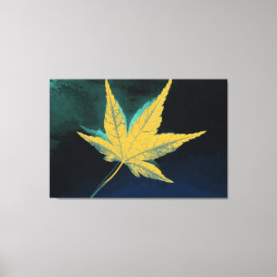 Art Leaf Autumn 5 Canvas Print