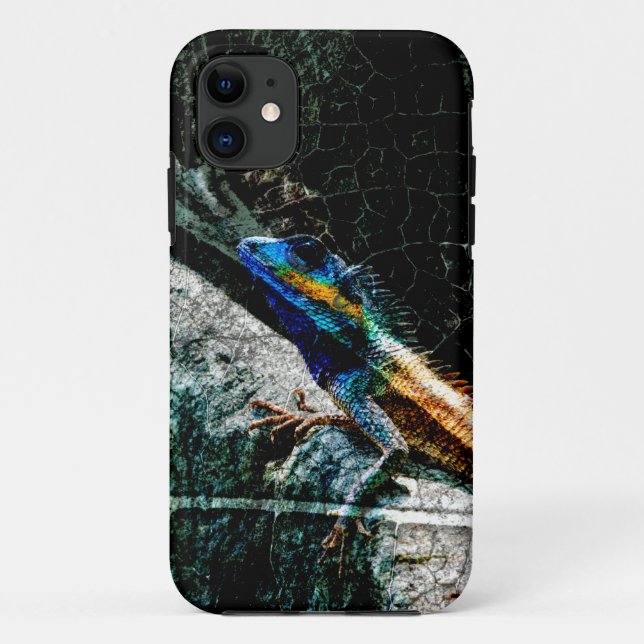 Art lizard on leaf Case-Mate iPhone case (Back)