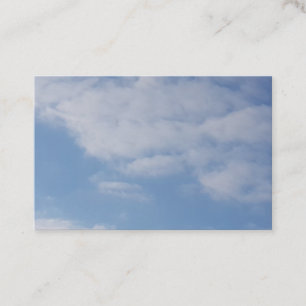 Art Logo 2019 Blue Sky White Clouds Business Card