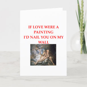 art lovers holiday card