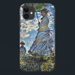 Art Monet Lady with Umbrella iPhone 11 Case<br><div class="desc">Monet Lady with Umbrella</div>
