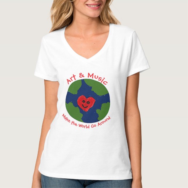 Art & Music, T- Shirt (Front)