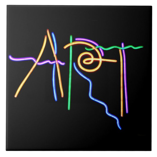 Art Neon Sign Tile (Front)