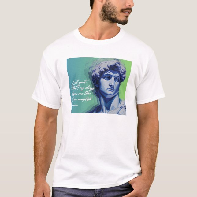 Art Never Dies t-shirt | David Sculpture (Front)