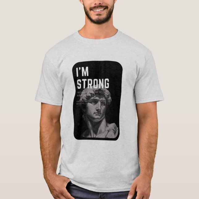 Art Never Dies t-shirt | David Sculpture (Front)