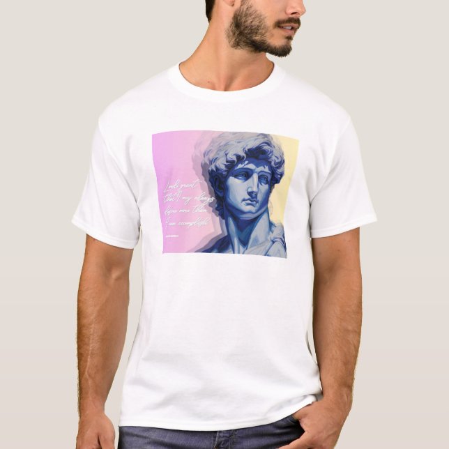 Art Never Dies t-shirt | David Sculpture (Front)